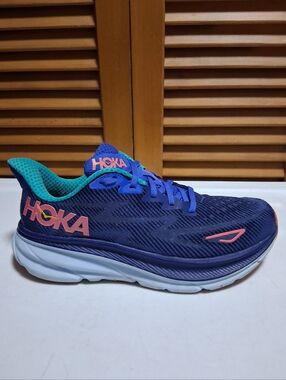 Hoka Clifton 9 Bellwether Blue Ceramic Women's Running Shoe * Size: 8.5B